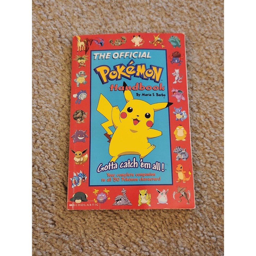 Official Pokemon Handbook by Maria S. Barbo (1999, Digest Paperback)